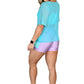 BLUSA DE TULE AZUL